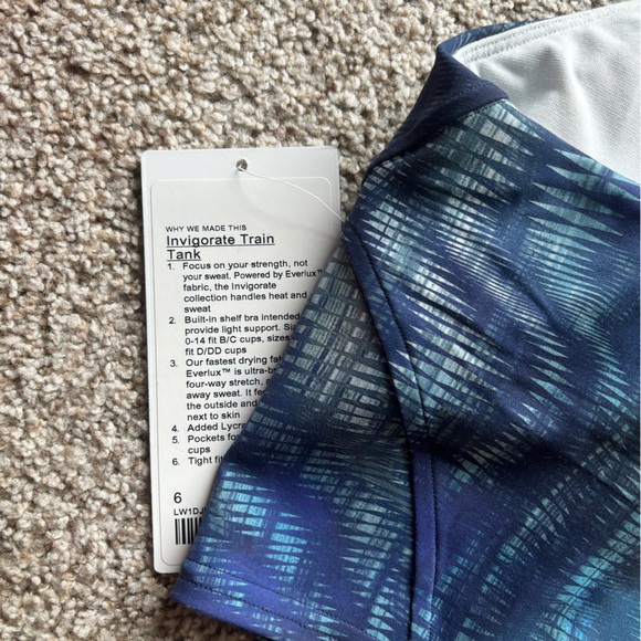 Lululemon Invigorate Train Tank | Size 6 - Picture 3 of 3